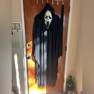 Adult Scream Stalker Costume w/ Mask And Belt 1997 Ghostface Ghost Face